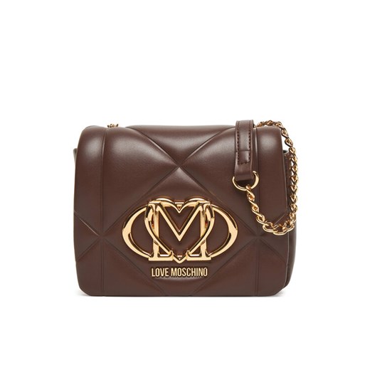 Torebka LOVE MOSCHINO JC4188PP0NLC0313 Brązowy ze sklepu eobuwie.pl w kategorii Listonoszki - zdjęcie 185655987