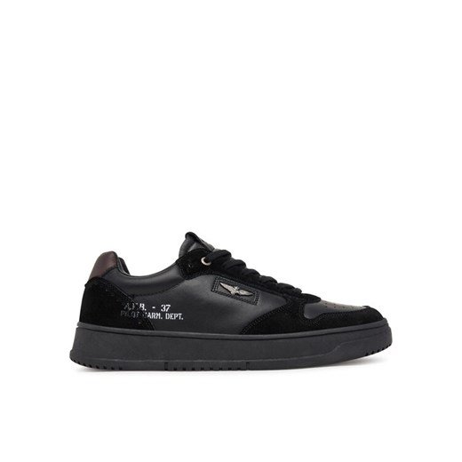 Sneakersy Aeronautica Militare 252SC0235UPL00244 Czarny ze sklepu eobuwie.pl w kategorii Buty sportowe męskie - zdjęcie 185655997