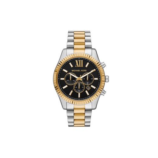 Zegarek Michael Kors Lexington Mens Chronograph MK9207 Srebrny ze sklepu eobuwie.pl w kategorii Zegarki - zdjęcie 185656086