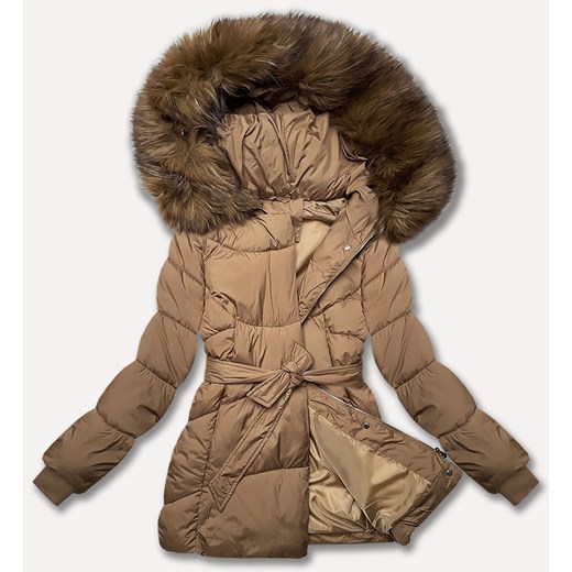 Przejściowa kurtka damska bombka J Style camel (5M3238-62) ze sklepu goodlookin.pl w kategorii Kurtki damskie - zdjęcie 185657179