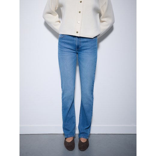 Mohito - Jeansy straight - niebieski Mohito 32 Mohito