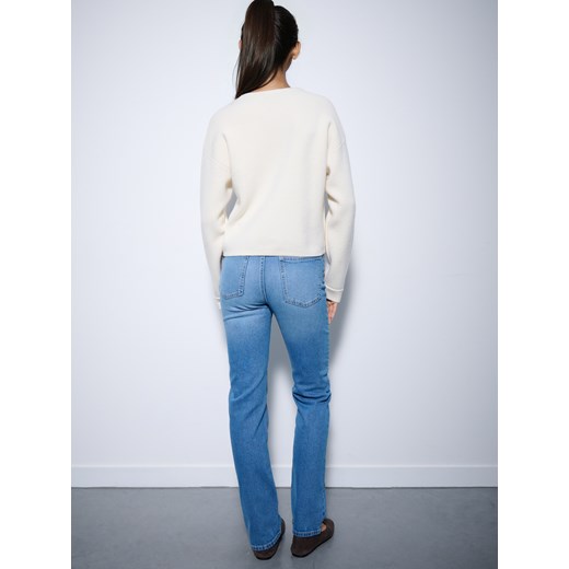 Mohito - Jeansy straight - niebieski Mohito 34 Mohito