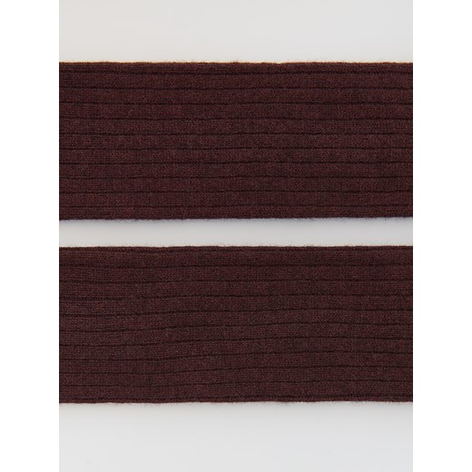 Reserved - Skarpetki z wełną i domieszką kaszmiru - brązowy Reserved 39-42 Reserved