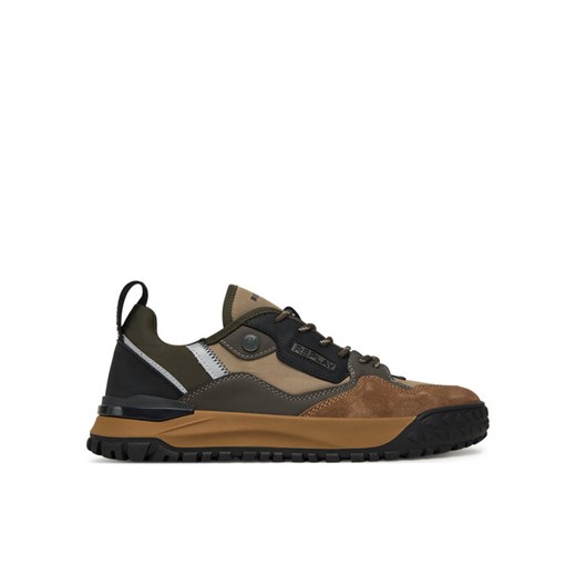 REPLAY Sneakersy GMSF7.000.C0001T Brązowy ze sklepu MODIVO w kategorii Buty sportowe męskie - zdjęcie 185659125