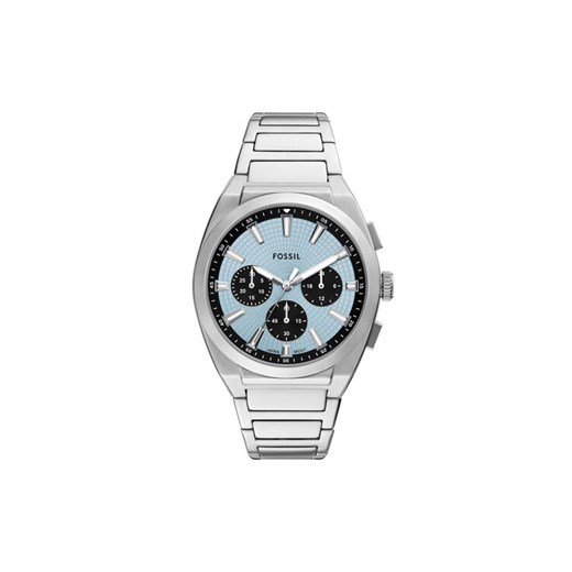 Fossil Zegarek Everett  Chronograph FS6105 Srebrny ze sklepu MODIVO w kategorii Zegarki - zdjęcie 185659259