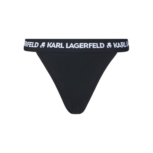 KARL LAGERFELD Figi brazylijskie A1W47011 Czarny ze sklepu MODIVO w kategorii Majtki damskie - zdjęcie 185659326