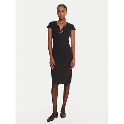 Rinascimento Sukienka koktajlowa CFC0125515003 Czarny Slim Fit ze sklepu MODIVO w kategorii Sukienki - zdjęcie 185659438