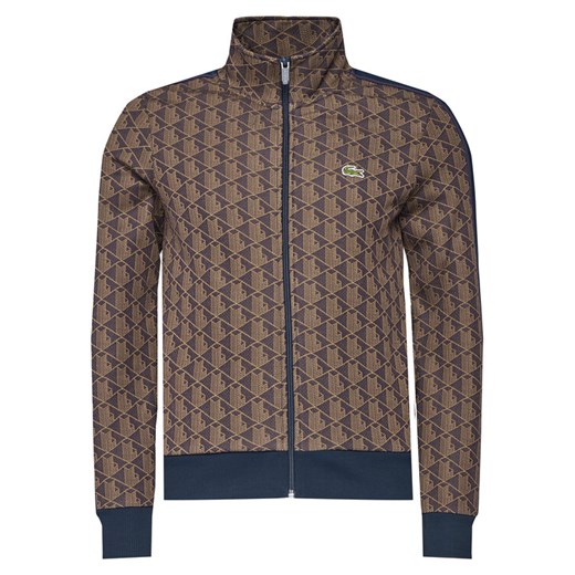 Lacoste Bluza SH1368 Brązowy Regular Fit ze sklepu MODIVO w kategorii Bluzy męskie - zdjęcie 185659449