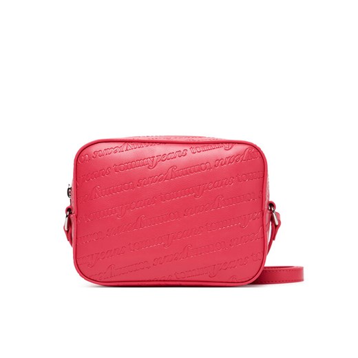 Tommy Jeans Torebka Tjw Must Aop Camera Bag AW0AW17865 Bordowy ze sklepu MODIVO w kategorii Listonoszki - zdjęcie 185659535
