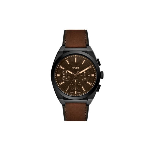 Fossil Zegarek Everett FS6108 Brązowy ze sklepu MODIVO w kategorii Zegarki - zdjęcie 185659568