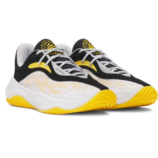 Buty do koszykówki uniseks Under Armour Curry Splash 25 - białe ze sklepu Sportstylestory.com w kategorii Buty sportowe męskie - zdjęcie 185662247