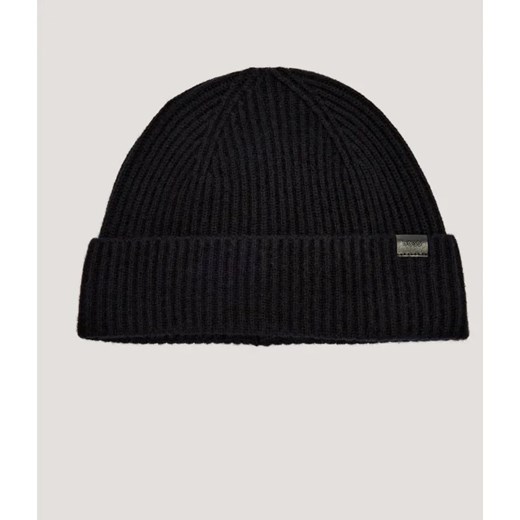 BOSS BLACK Wełniana czapka Filippo | z dodatkiem kaszmiru ze sklepu Gomez Fashion Store w kategorii Czapki zimowe męskie - zdjęcie 185662539