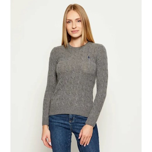 POLO RALPH LAUREN Wełniany sweter JULIANNA | Regular Fit | z dodatkiem kaszmiru ze sklepu Gomez Fashion Store w kategorii Swetry damskie - zdjęcie 185662587