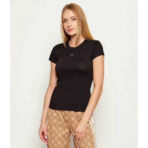 Armani Exchange T-shirt | Slim Fit ze sklepu Gomez Fashion Store w kategorii Bluzki damskie - zdjęcie 185662615