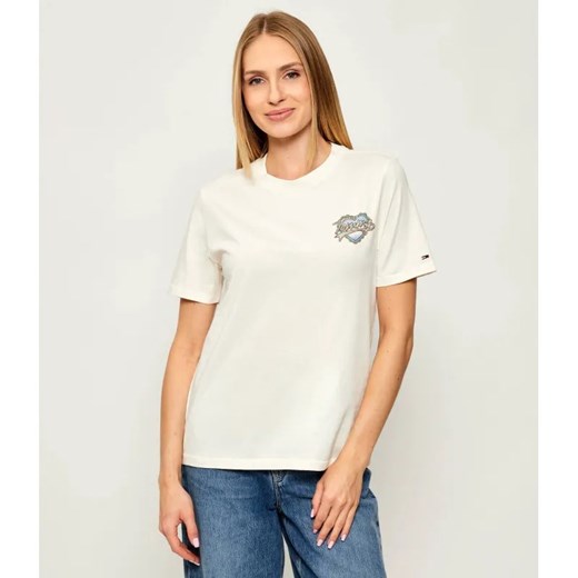 Tommy Jeans T-shirt | Relaxed fit ze sklepu Gomez Fashion Store w kategorii Bluzki damskie - zdjęcie 185662635
