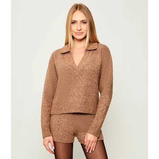 Pinko Wełniany sweter NIBANI | Regular Fit ze sklepu Gomez Fashion Store w kategorii Swetry damskie - zdjęcie 185662656