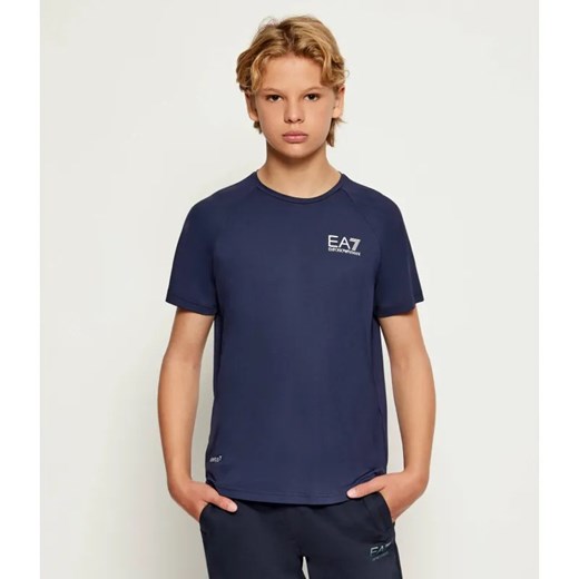 EA7 T-shirt | Regular Fit ze sklepu Gomez Fashion Store w kategorii T-shirty chłopięce - zdjęcie 185663497