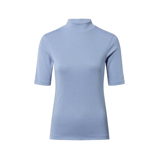 brookshire T-shirt damski Kobiety Dżersej niebieski jednolity ze sklepu vangraaf w kategorii Bluzki damskie - zdjęcie 185664407
