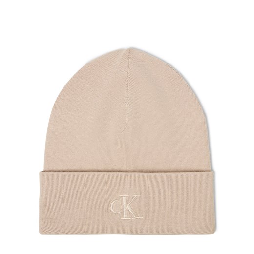 Calvin Klein Czapka damska Kobiety beżowy jednolity ze sklepu vangraaf w kategorii Czapki zimowe damskie - zdjęcie 185664445