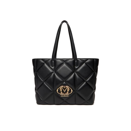 Torebka LOVE MOSCHINO JC4120PP0NLC0000 Czarny ze sklepu eobuwie.pl w kategorii Torby Shopper bag - zdjęcie 185665235