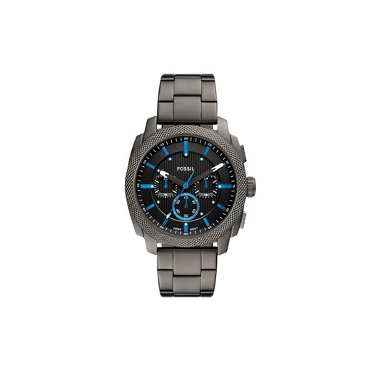 Zegarek Fossil Machine Chronograph FS6098 Szary ze sklepu eobuwie.pl w kategorii Zegarki - zdjęcie 185665246