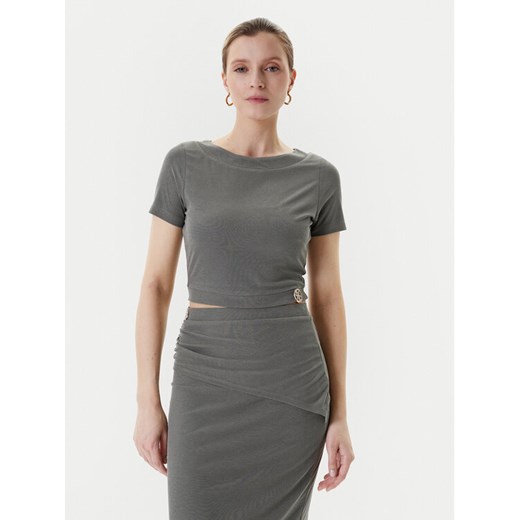 Guess T-Shirt W5YP14 KAQL2 Zielony Regular Fit ze sklepu MODIVO w kategorii Bluzki damskie - zdjęcie 185665686