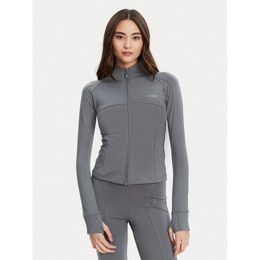 Guess Bluza V5RP17 KCD02 Szary Regular Fit ze sklepu MODIVO w kategorii Bluzy damskie - zdjęcie 185665705