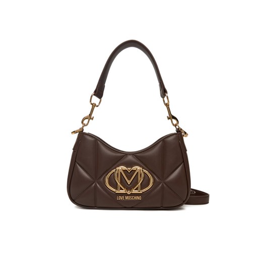 LOVE MOSCHINO Torebka JC4080PP0NLC0313 Brązowy ze sklepu MODIVO w kategorii Torebki damskie - zdjęcie 185665745