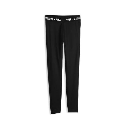 GATE Legginsy z napisem na pasie 34 ze sklepu gateshop w kategorii Spodnie damskie - zdjęcie 185668478