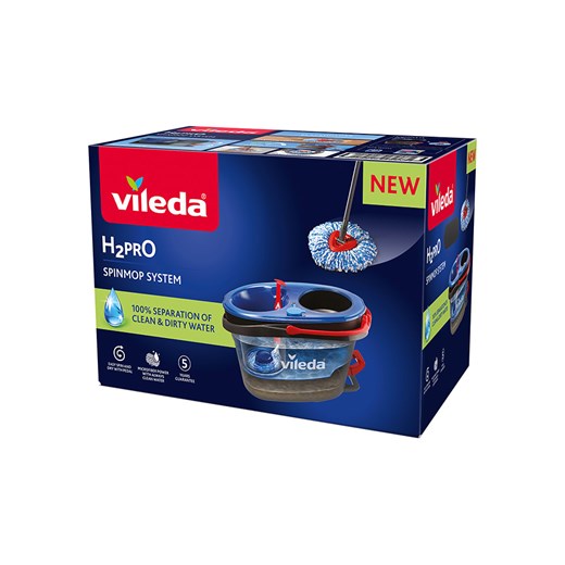 Vileda Zestaw &quot;H2PRO&quot; w kolorze niebieskim z mopem obrotowym ze sklepu Limango Polska w kategorii Akcesoria kuchenne - zdjęcie 185668976