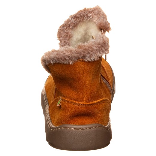 El Naturalista Skórzane botki zimowe w kolorze jasnobrązowym 32 wyprzedaż Limango Polska