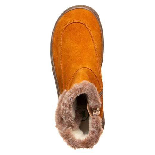 El Naturalista Skórzane botki zimowe w kolorze jasnobrązowym 27 wyprzedaż Limango Polska