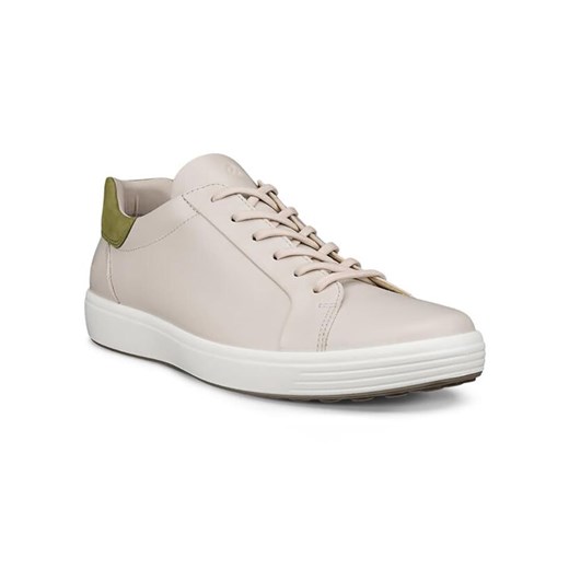 Ecco Skórzane sneakersy &quot;Soft 7 M&quot; w kolorze beżowym ze sklepu Limango Polska w kategorii Trampki męskie - zdjęcie 185669216
