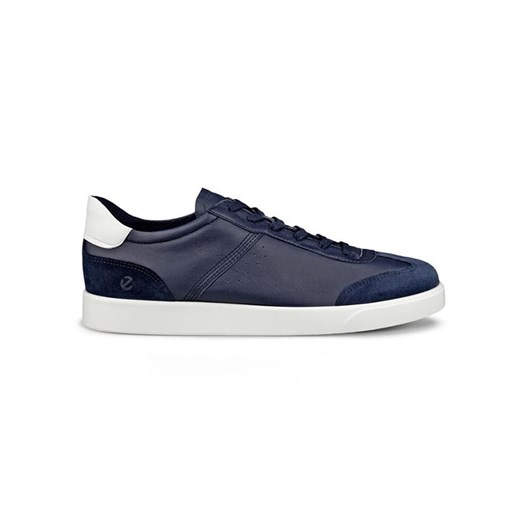 Ecco Skórzane sneakersy &quot;Street Lite&quot; w kolorze granatowym ze sklepu Limango Polska w kategorii Trampki męskie - zdjęcie 185669226