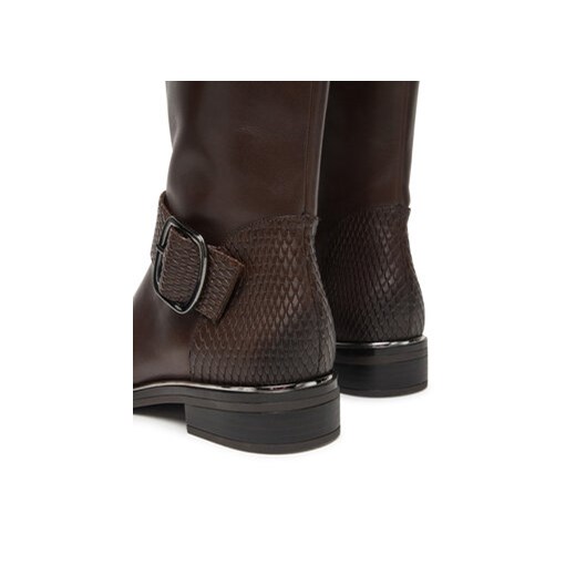 Oficerki Caprice 9-25517-45 Brązowy Caprice 40 eobuwie.pl