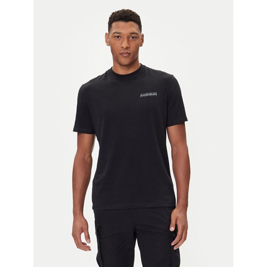 Napapijri T-Shirt S-Back Graphic NP0A88SU Czarny Regular Fit ze sklepu MODIVO w kategorii T-shirty męskie - zdjęcie 185669957