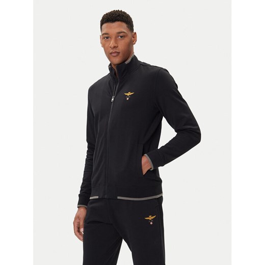 Aeronautica Militare Bluza 252FE1956UF00459 Czarny Regular Fit ze sklepu MODIVO w kategorii Bluzy męskie - zdjęcie 185669988