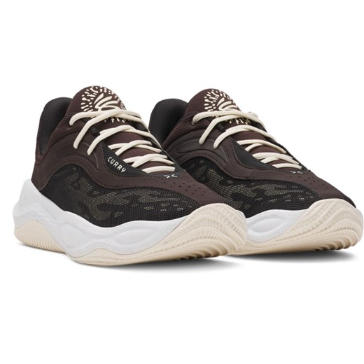 Buty do koszykówki uniseks Under Armour Curry Splash 25 - brązowe ze sklepu Sportstylestory.com w kategorii Buty sportowe męskie - zdjęcie 185670949