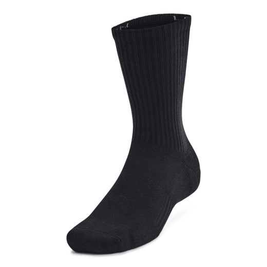 Skarpetki treningowe uniseks (3-pack) Under Armour UA Training Cotton - czarne ze sklepu Sportstylestory.com w kategorii Skarpetki męskie - zdjęcie 185670965