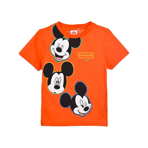 Disney Mickey Mouse Koszulka &quot;Myszka Miki&quot; w kolorze pomarańczowym ze sklepu Limango Polska w kategorii T-shirty chłopięce - zdjęcie 185671637