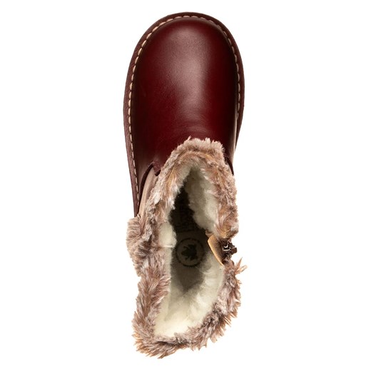 El Naturalista Skórzane kozaki zimowe w kolorze ciemnoczerwonym 30 okazja Limango Polska