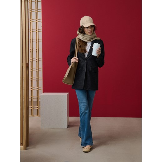 Sinsay - Apaszka wiązana - beżowy Sinsay One Size Sinsay