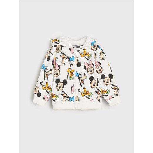 Sinsay - Bluza z kapturem Mickey Mouse - kremowy - id: 170FT-01X - marki Sinsay - 185672578 Sinsay - Bluza z kapturem Mickey Mouse - kremowy ze sklepu Sinsay w kategorii Bluzy i swetry - zdjęcie 185672578
