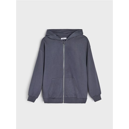 Sinsay - Bluza z kapturem zapinana na zamek - szary - id: 607FV-86X - marki Sinsay - 185672596 Sinsay - Bluza z kapturem zapinana na zamek - szary ze sklepu Sinsay w kategorii Bluzy chłopięce - zdjęcie 185672596