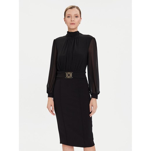 Rinascimento Sukienka koktajlowa CFC0126210003 Czarny Slim Fit ze sklepu MODIVO w kategorii Sukienki - zdjęcie 185672805