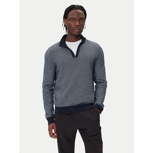 BOSS Sweter H-Hettore 50549976 Granatowy Regular Fit ze sklepu MODIVO w kategorii Swetry męskie - zdjęcie 185672845