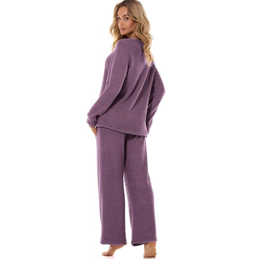 Komplet damski typu homewear ametyst 2414, Kolor ametyst, Rozmiar S, L&amp;L ze sklepu Intymna w kategorii Piżamy damskie - zdjęcie 185674259