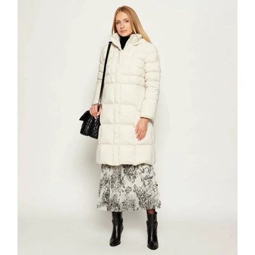 Marc Cain Puchowy płaszcz | z dodatkiem wełny ze sklepu Gomez Fashion Store w kategorii Płaszcze damskie - zdjęcie 185674837