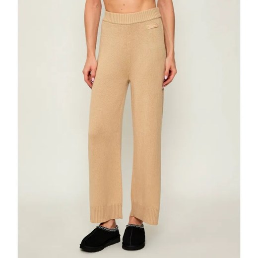 Armani Exchange Spodnie | Regular Fit | z dodatkiem wełny ze sklepu Gomez Fashion Store w kategorii Spodnie damskie - zdjęcie 185674838