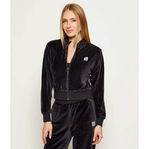 Hugo Bodywear Bluza VELVET | Cropped Fit ze sklepu Gomez Fashion Store w kategorii Bluzy damskie - zdjęcie 185674855